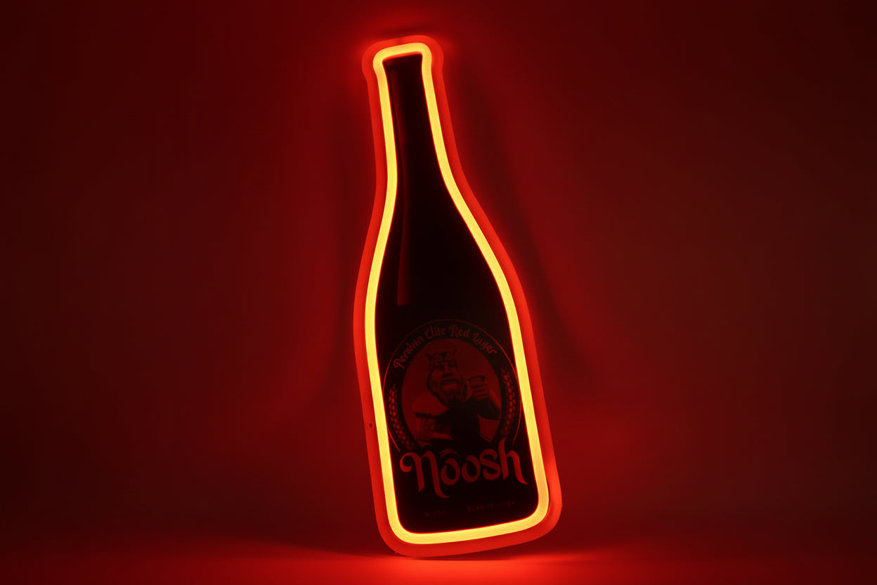 Noosh Persian Elite Red Lager Bottle LED Light