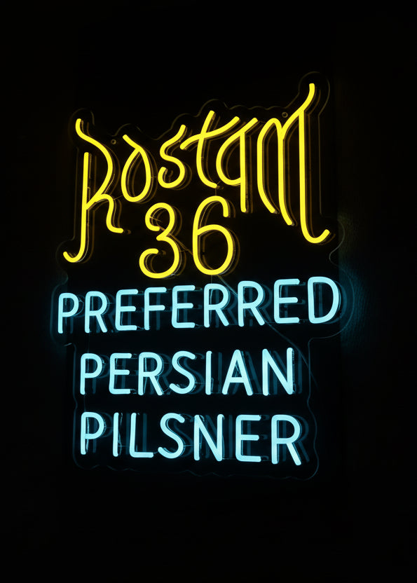 ROSTAM36® Preferred Persian Pilsner LED Sign 22"