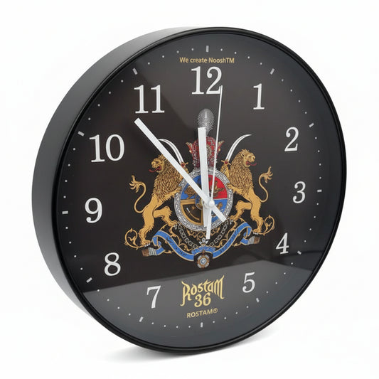 ROSTAM36® 12” Persian Royal Army Wall Clock